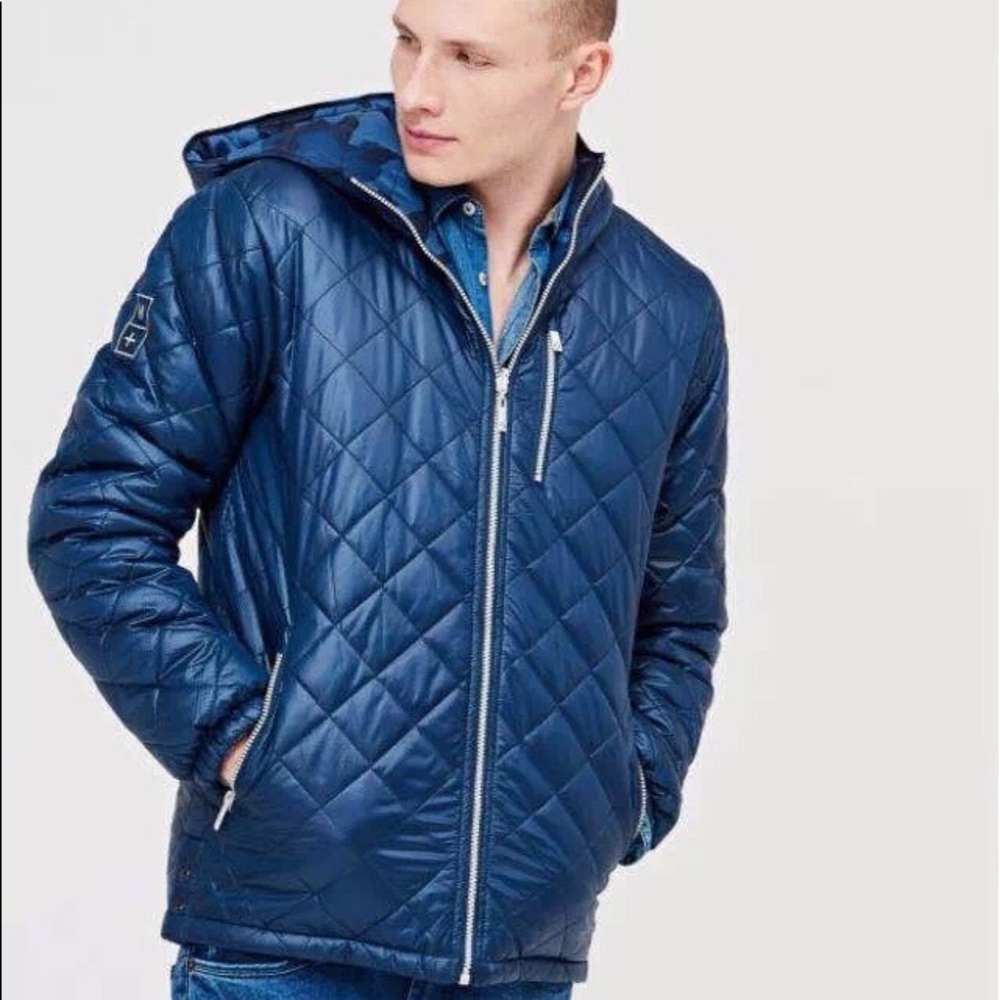 Blue Reversible Jacket - NWT - Picture 2 of 8